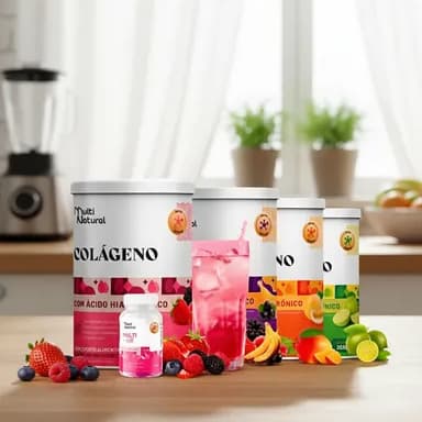 Combo Queridos 5x Colágeno Hidrolisado Com Ácido Hialurônico Com Biotina Potes 300g - Multi Natural