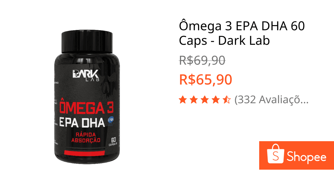 Ômega 3 EPA DHA 60 Caps - Dark Lab