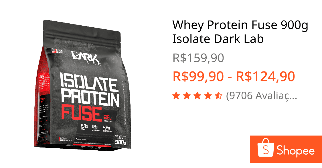Whey Protein Fuse 900g Isolate Dark Lab