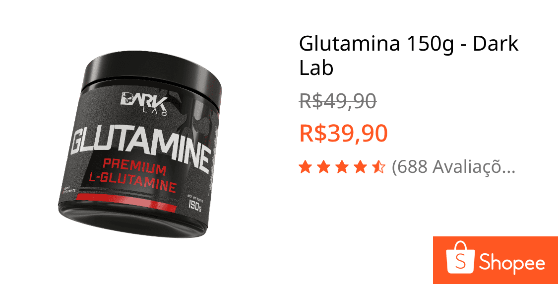 Glutamina 150g - Dark Lab