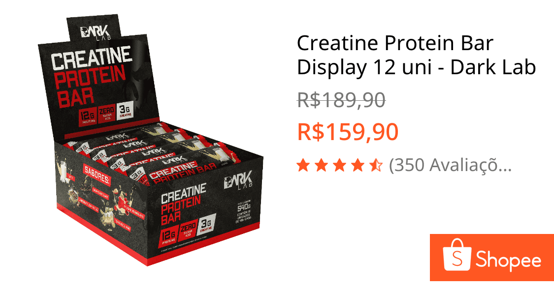 Creatine Protein Bar Display 12 uni - Dark Lab
